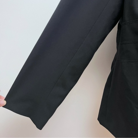 Emaline Woman Black Single Button Lapel Tapered Waist Blazer Women’s Size 18 - Picture 4 of 12